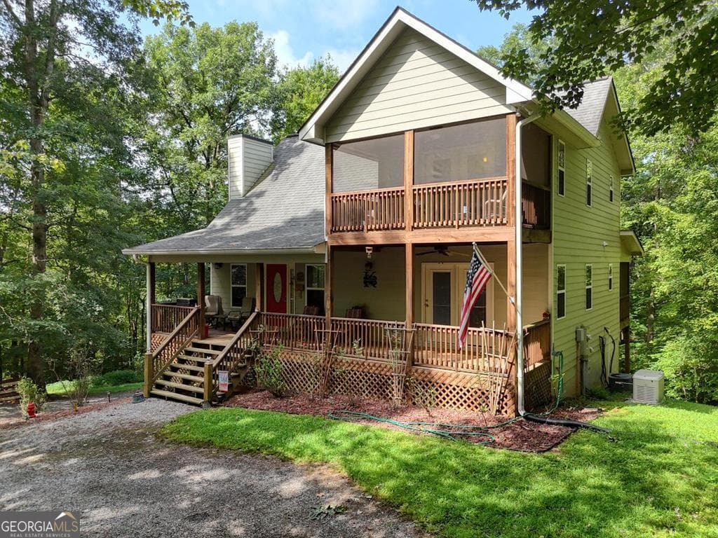 4 bedroom, 3 bathroom, 2,240 sq ft cabin,single family residence for sale at 45 K D Lane, Ellijay, GA 30540 — photo 2