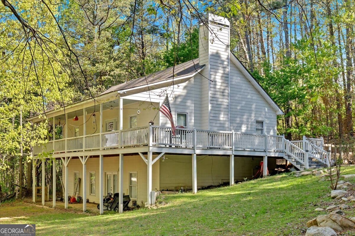 4 bedroom, 2 bathroom cabin,single family residence sold at 5778 Henderson Mountain Road, Jasper, GA 30143