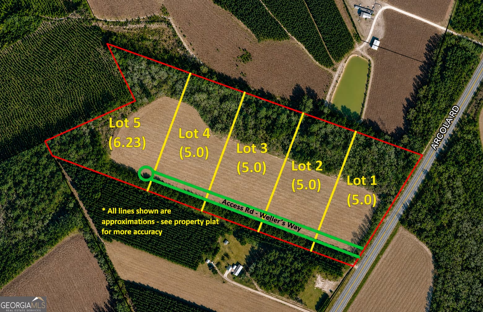 residential lot for sale at 84 Weller's Way, Brooklet, GA 30415 — photo 2