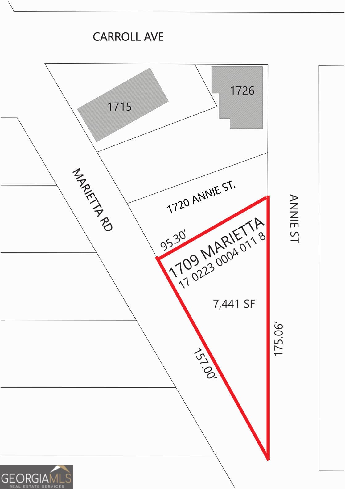 residential lot for sale at 1709 Marietta Road, Atlanta, GA 30318 — photo 6