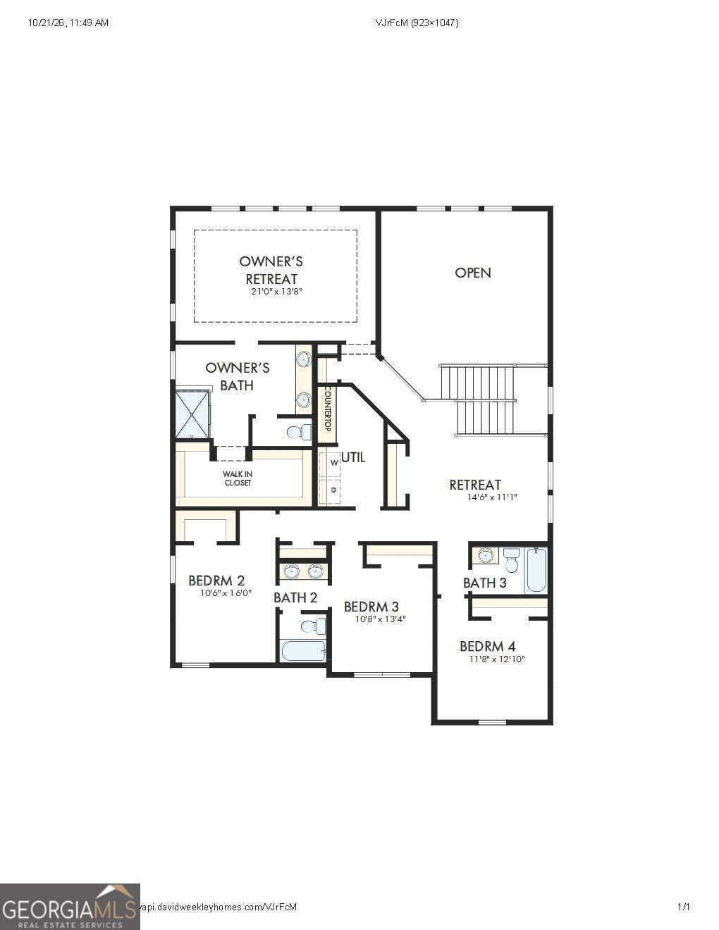 6 bedroom, 4.5 bathroom, 3,144 sq ft single family residence for sale at 4925 Beechnut Circle, Cumming, GA 30028 — photo 3