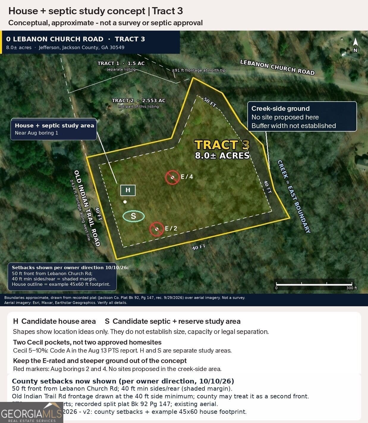 residential lot for sale at 0 Lebanon Church Road TRACT 3, Jefferson, GA 30549 — photo 2