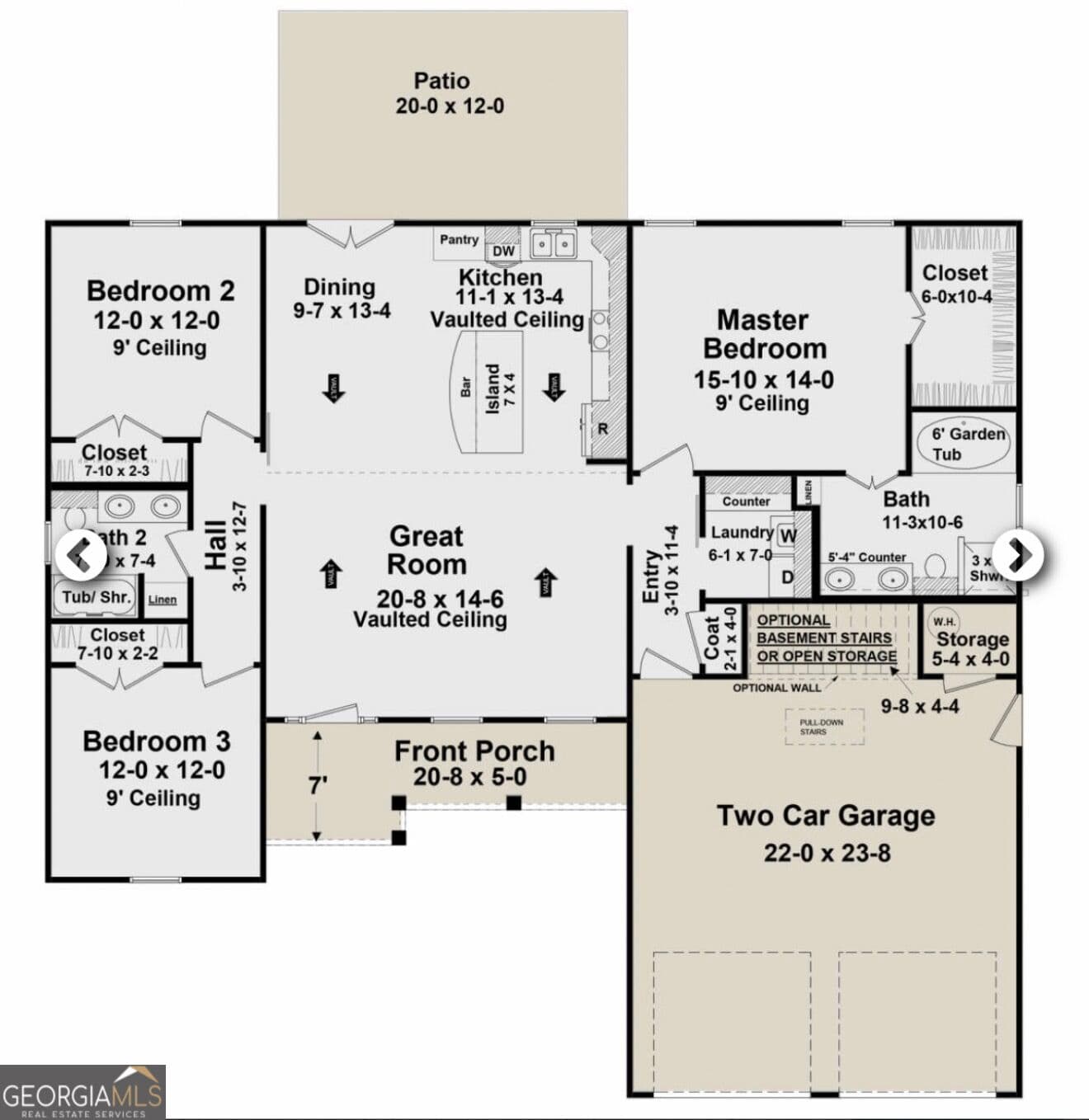 3 bedroom, 2 bathroom, 1,664 sq ft single family residence for sale at 105 Colby Circle, Dublin, GA 31021 — photo 3