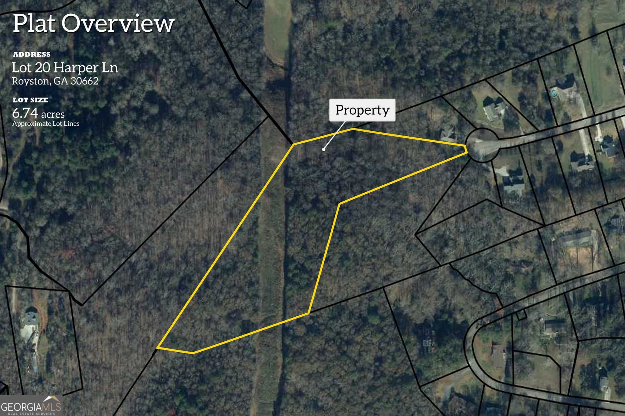 residential lot for sale at 0 Harper Lane, Royston, GA 30662 — photo 3