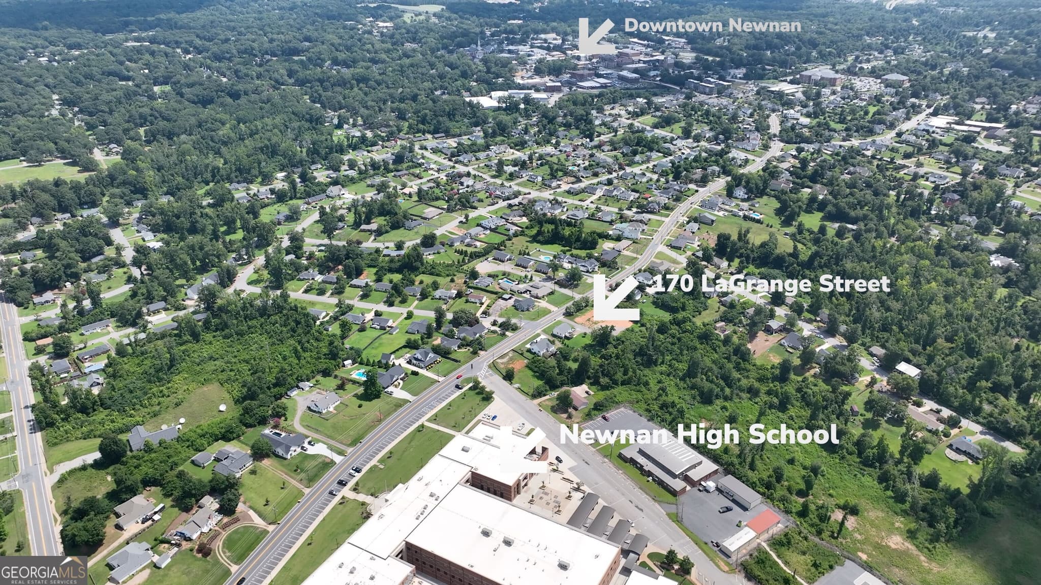 residential lot for sale at 170 LaGrange Street, Newnan, GA 30263 — photo 2