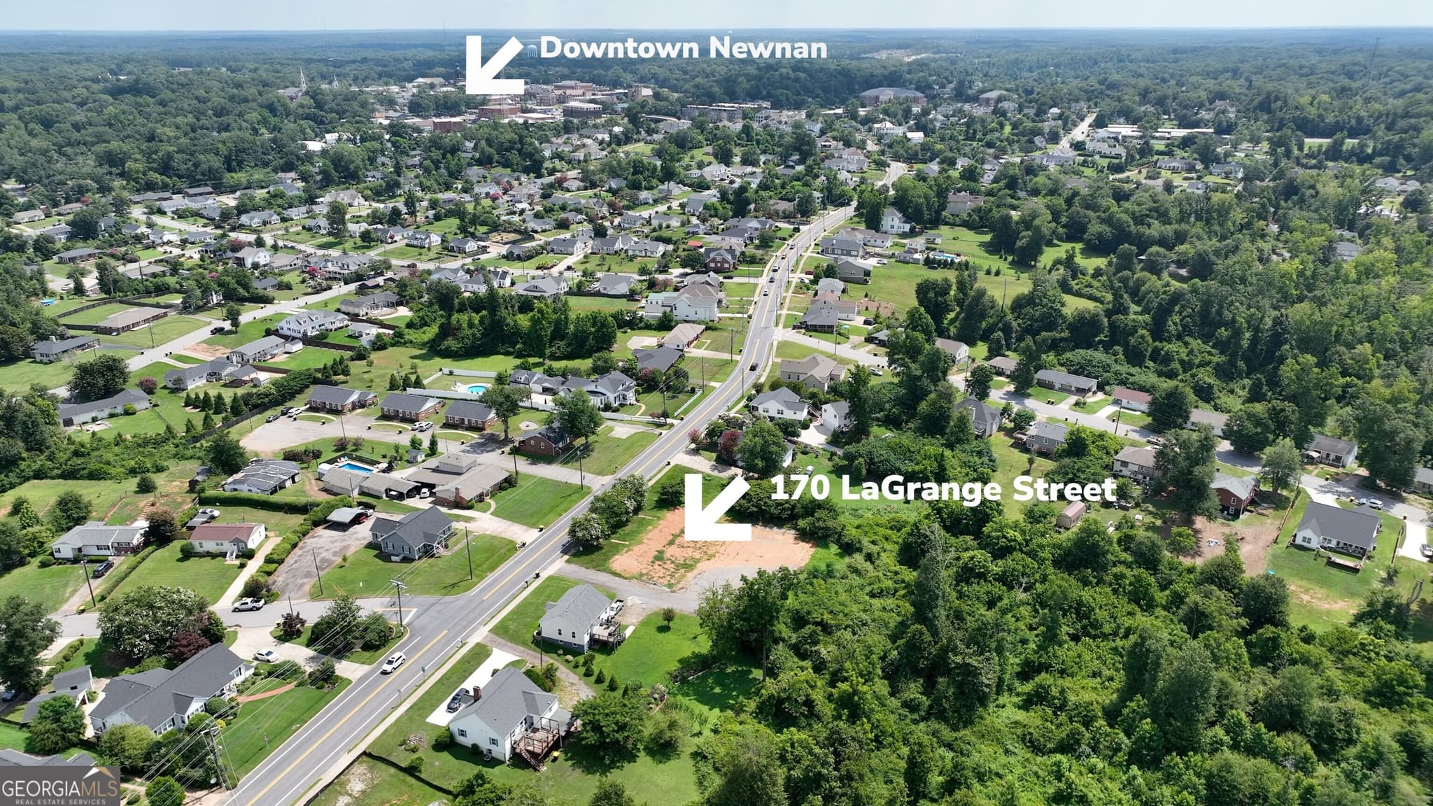 residential lot for sale at 170 LaGrange Street, Newnan, GA 30263