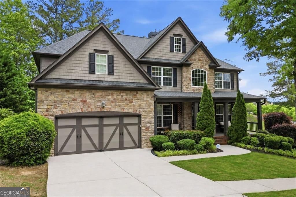 6 bedroom, 4 bathroom, 4,640 sq ft single family residence sold at 140 Lake Reserve Way, Canton, GA 30115