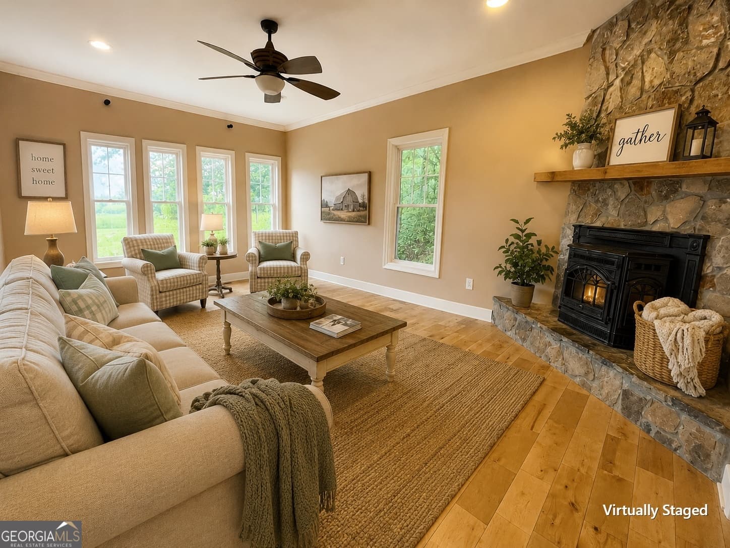 4 bedroom, 3.5 bathroom, 2,838 sq ft single family residence for sale at 495 Bragg Road, Monticello, GA 31064 — photo 9