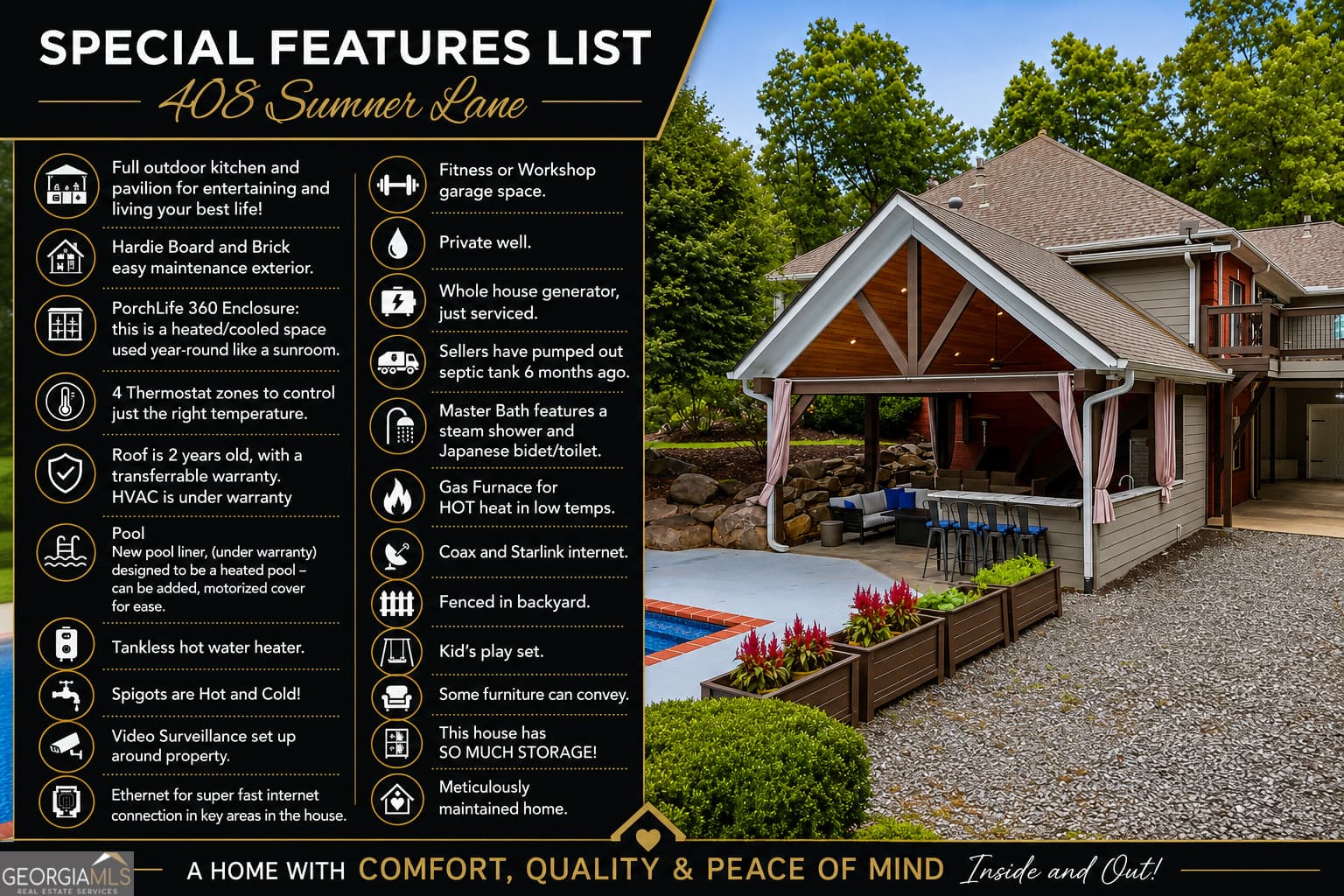 5 bedroom, 4 bathroom, 5,214 sq ft single family residence for sale at 408 Sumner Lane, Ellijay, GA 30540 — photo 4