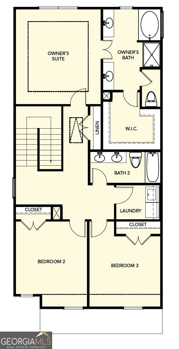 3 bedroom, 2.5 bathroom, 1,823 sq ft townhouse for sale at 3825 Billabong Trail, Gainesville, GA 30506 — photo 4