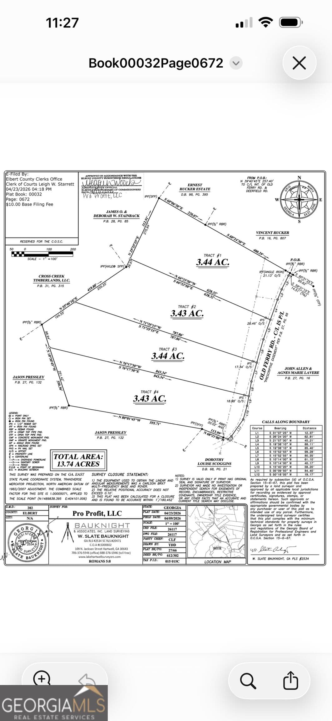 residential lot for sale at 4 Deerfield Road, Elberton, GA 30635 — photo 1 of 10