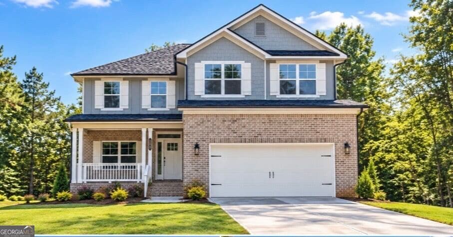 5 bedroom, 4.5 bathroom, 3,681 sq ft single family residence for sale at 158 Blackberry Court, Pendergrass, GA 30567 — photo 1 of 42