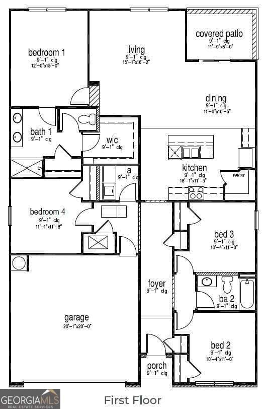 4 bedroom, 2 bathroom, 1,774 sq ft single family residence under contract at 177 Timber Road, Statesboro, GA 30458 — photo 4