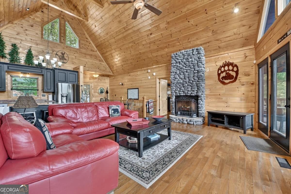 3 bedroom, 3 bathroom, 2,361 sq ft cabin,single family residence for sale at 428 Tall Timber Mountain Road 3, Cherry Log, GA 30522 — photo 6