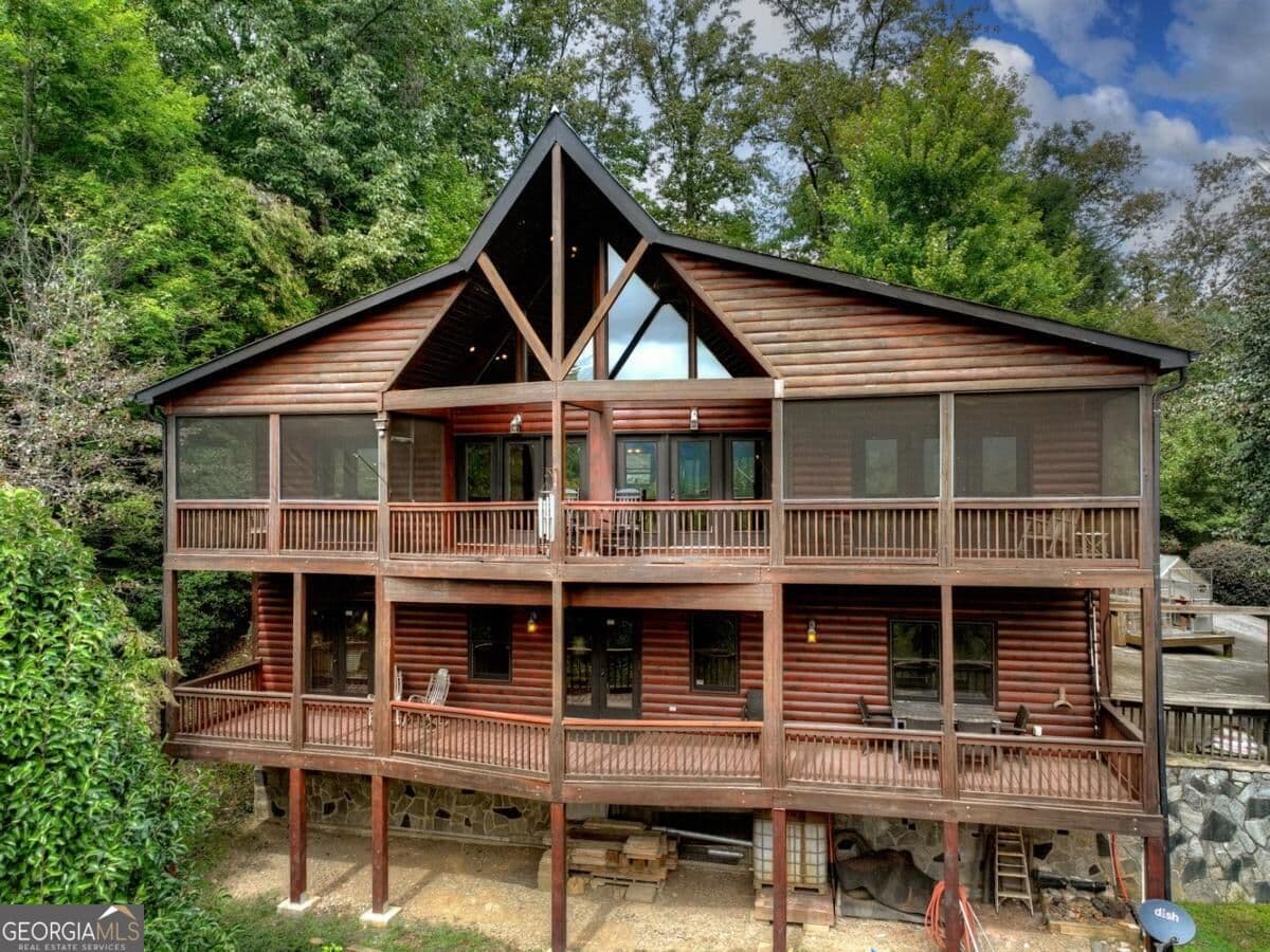 3 bedroom, 3 bathroom, 2,361 sq ft cabin,single family residence for sale at 428 Tall Timber Mountain Road 3, Cherry Log, GA 30522 — photo 1 of 67