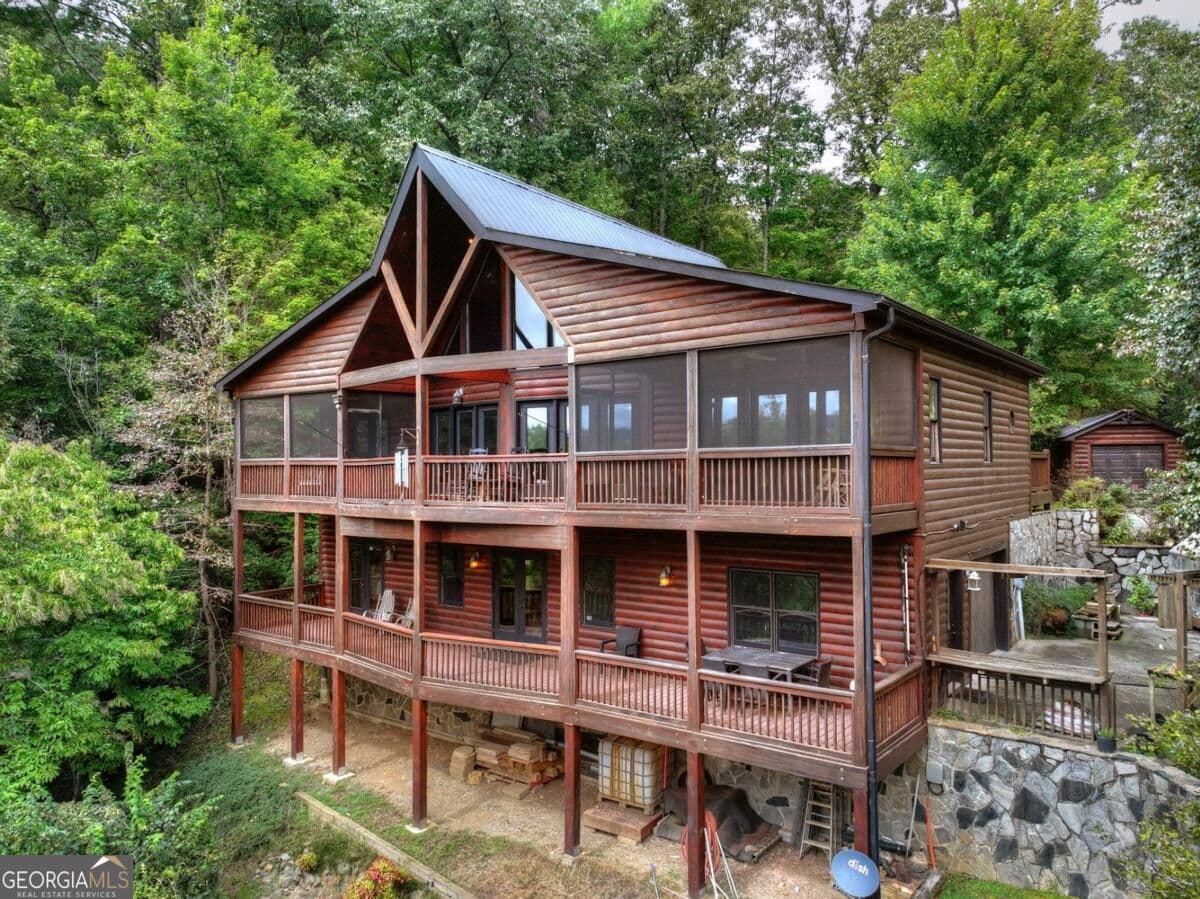 3 bedroom, 3 bathroom, 2,361 sq ft cabin,single family residence for sale at 428 Tall Timber Mountain Road 3, Cherry Log, GA 30522 — photo 8