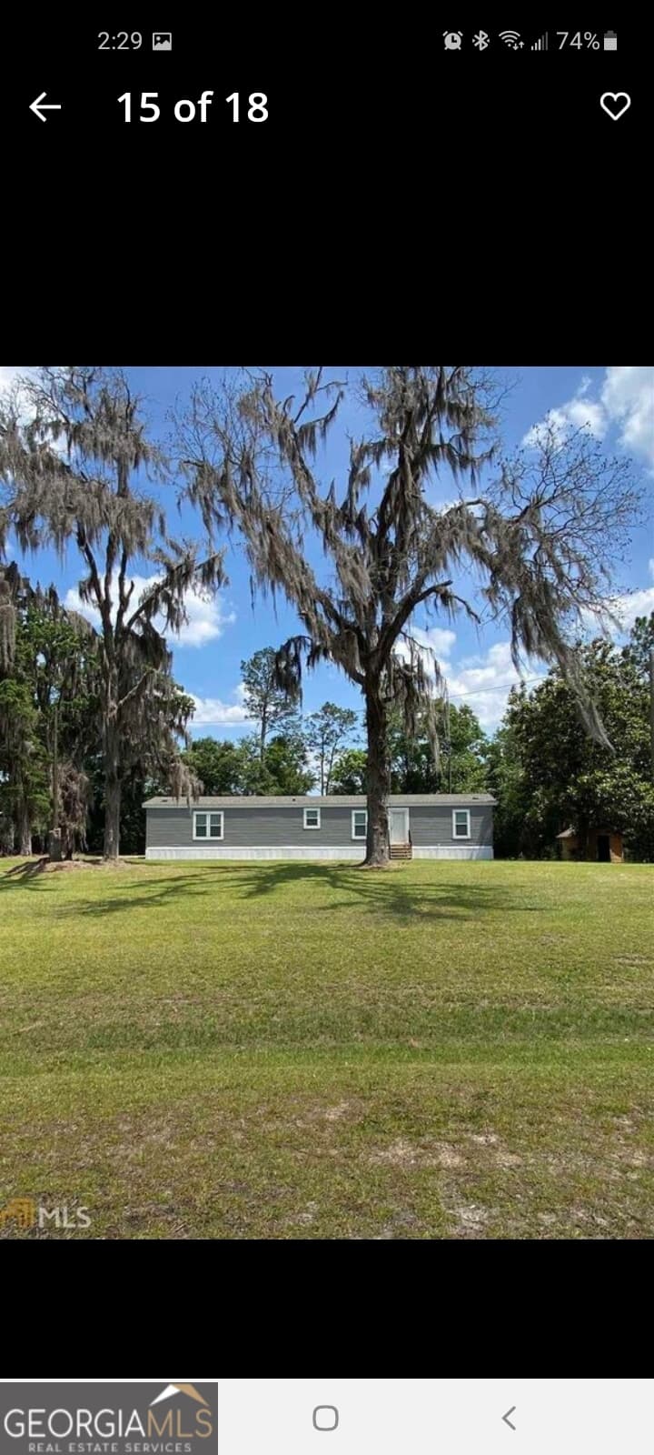 2 bedroom, 2 bathroom, 1,216 sq ft manufactured home,mobile home sold at 847 Edison Ray Road, Rhine, GA 31077