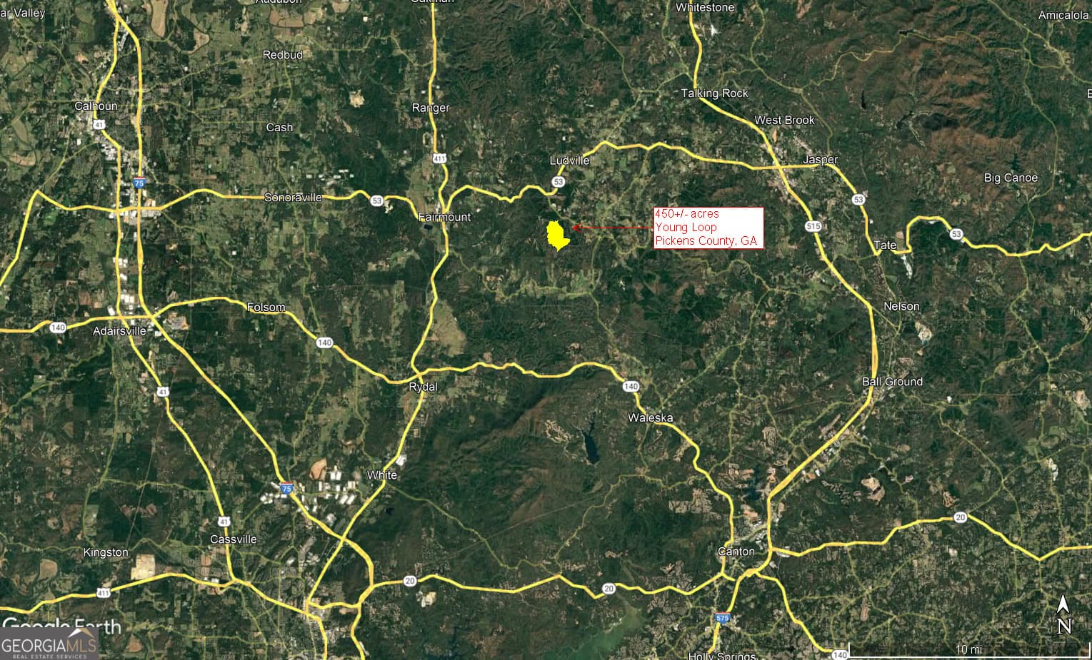 unimproved land for sale at 0 Young Loop 7206 PARCEL A, Fairmount, GA 30139 — photo 1 of 44