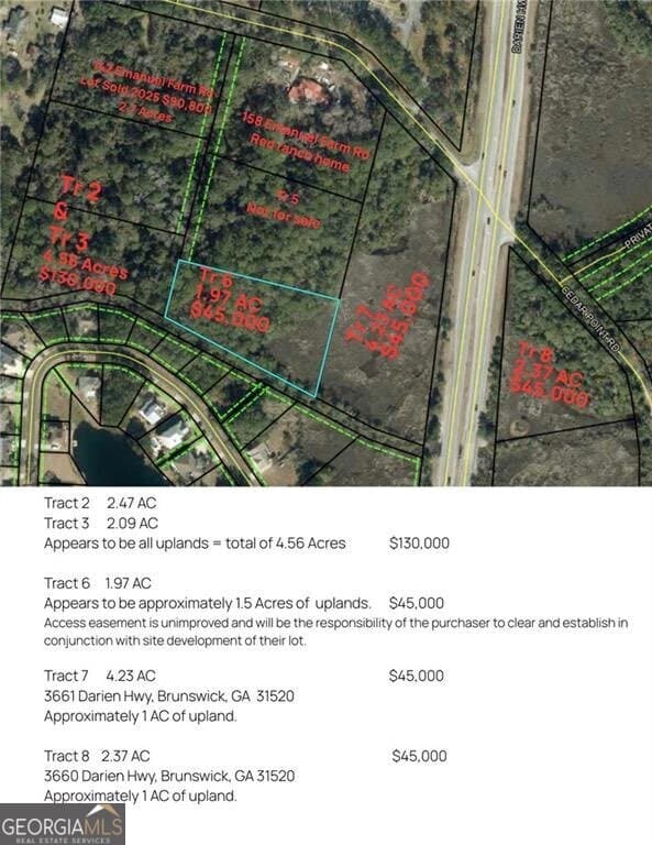 residential lot for sale at TR 6 Emanuel Farm Road, Brunswick, GA 31525 — photo 2