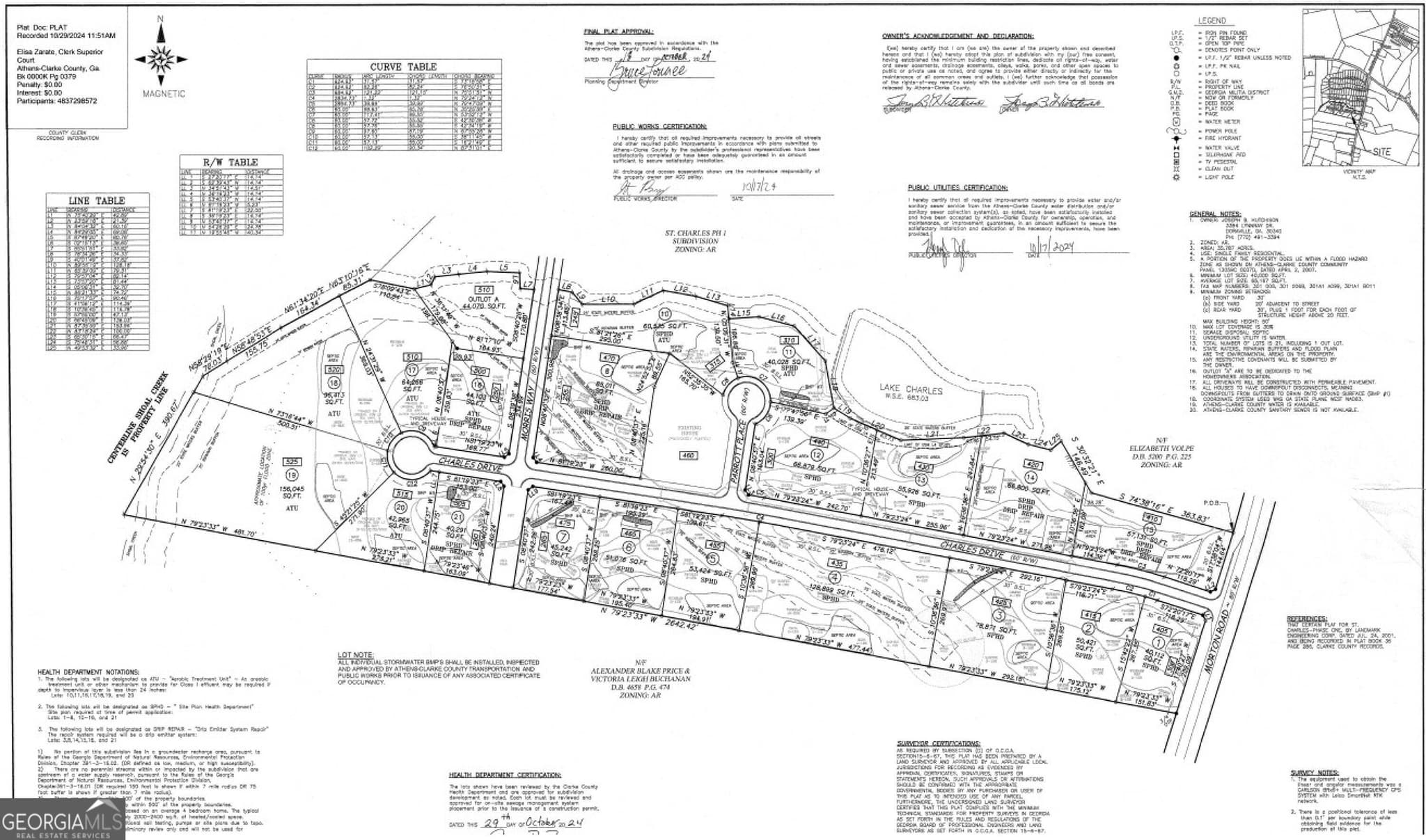 residential lot for sale at 425 Charles Drive LOT 3, Athens, GA 30605 — photo 2