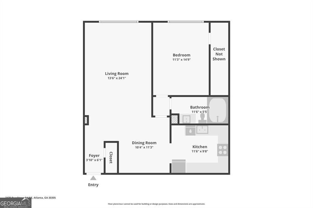 1 bedroom, 1 bathroom, 837 sq ft condominium for sale at 2479 Peachtree Road 303, Atlanta, GA 30305 — photo 7