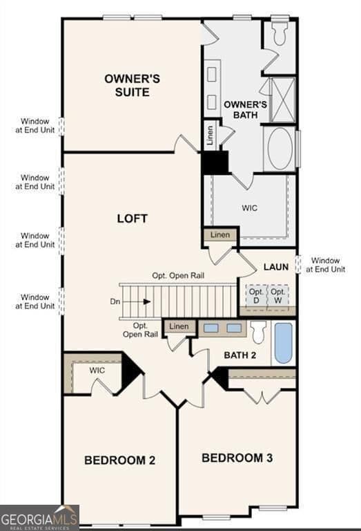 3 bedroom, 2.5 bathroom, 2,214 sq ft townhouse for sale at 1383 Farmers Loop LOT 16, Austell, GA 30106 — photo 4