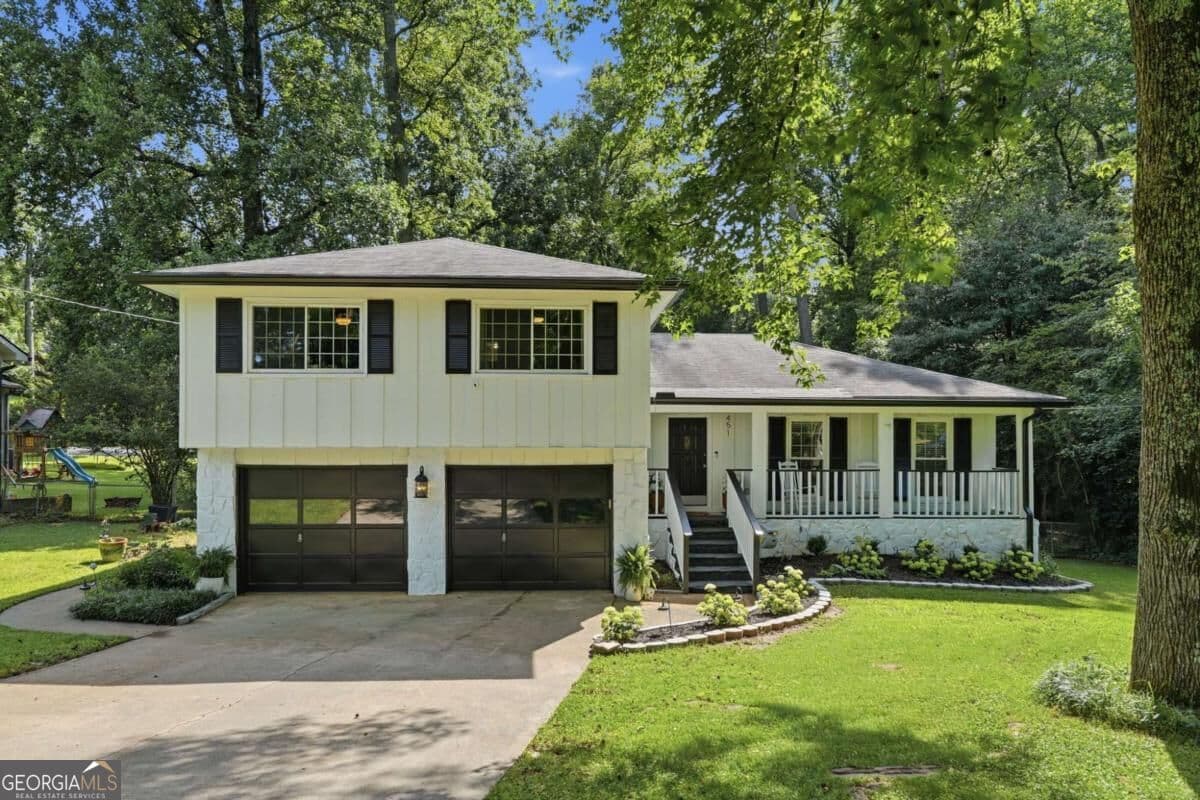 4 bedroom, 2.5 bathroom, 2,116 sq ft single family residence for sale at 451 Little John Drive, Lilburn, GA 30047