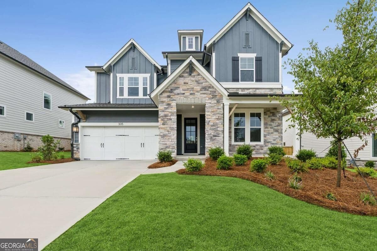 4 bedroom, 4 bathroom, 3,008 sq ft single family residence for sale at 305 Beebalm Street, Woodstock, GA 30188