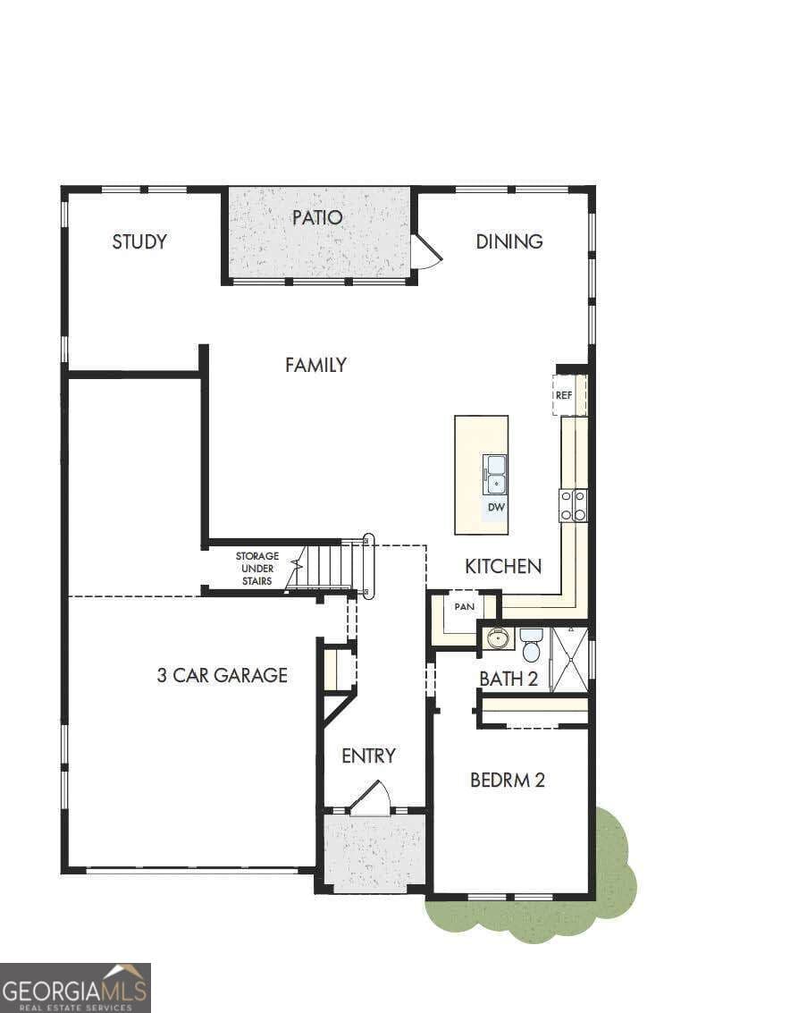 4 bedroom, 4 bathroom, 3,008 sq ft single family residence for sale at 305 Beebalm Street, Woodstock, GA 30188 — photo 4