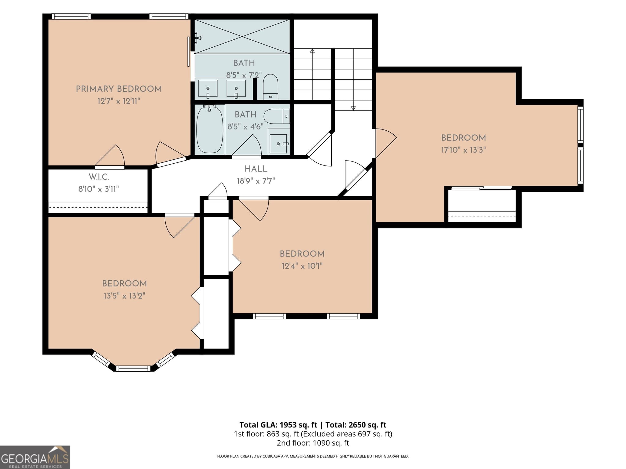 4 bedroom, 2.5 bathroom, 2,058 sq ft single family residence for sale at 1359 Fischer Road, Sharpsburg, GA 30277 — photo 5