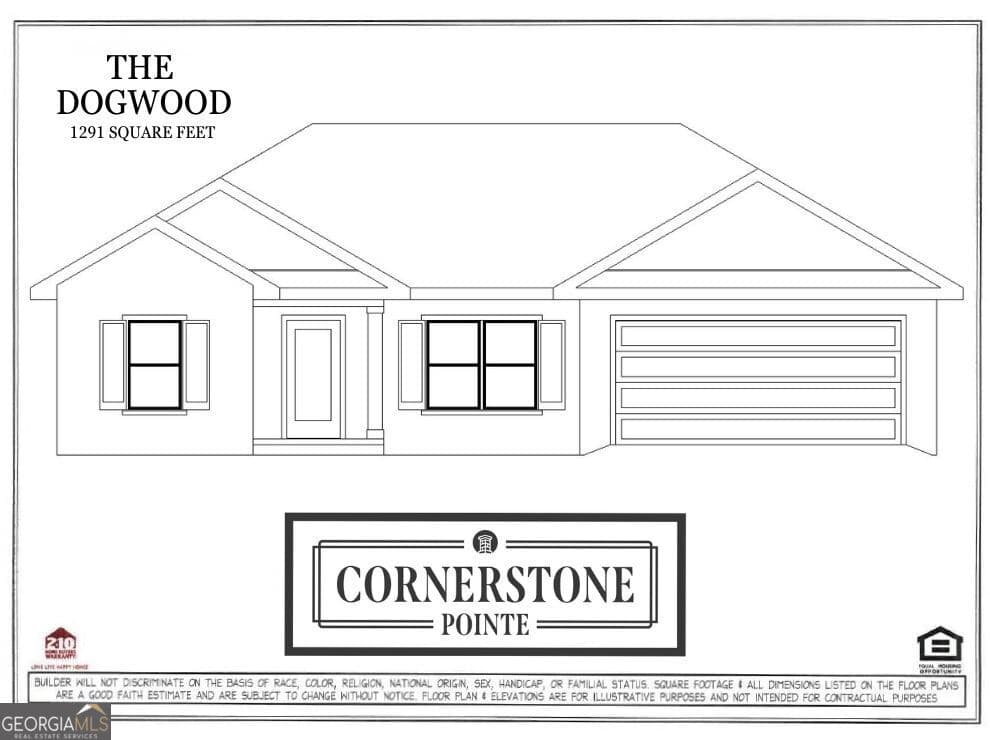 3 bedroom, 2 bathroom, 1,291 sq ft single family residence for sale at 116 Landmark Circle LOT 53, Statesboro, GA 30458 — photo 3