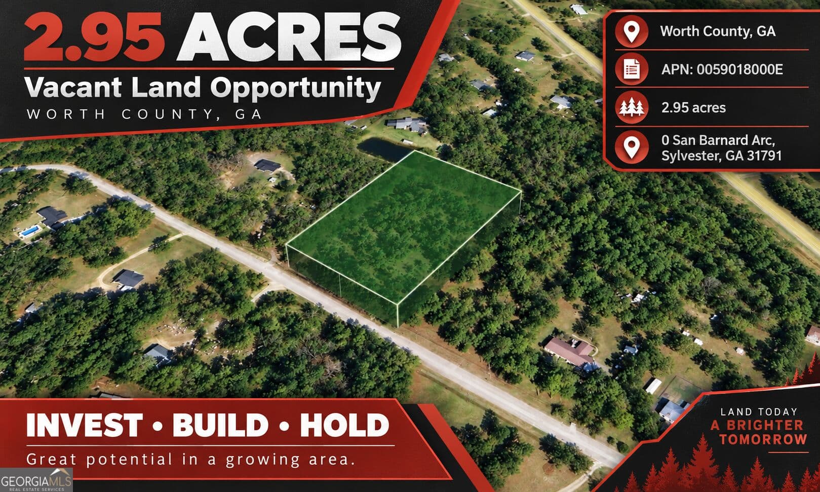 residential lot for sale at 0 San Barnard Arcade, Sylvester, GA 31791