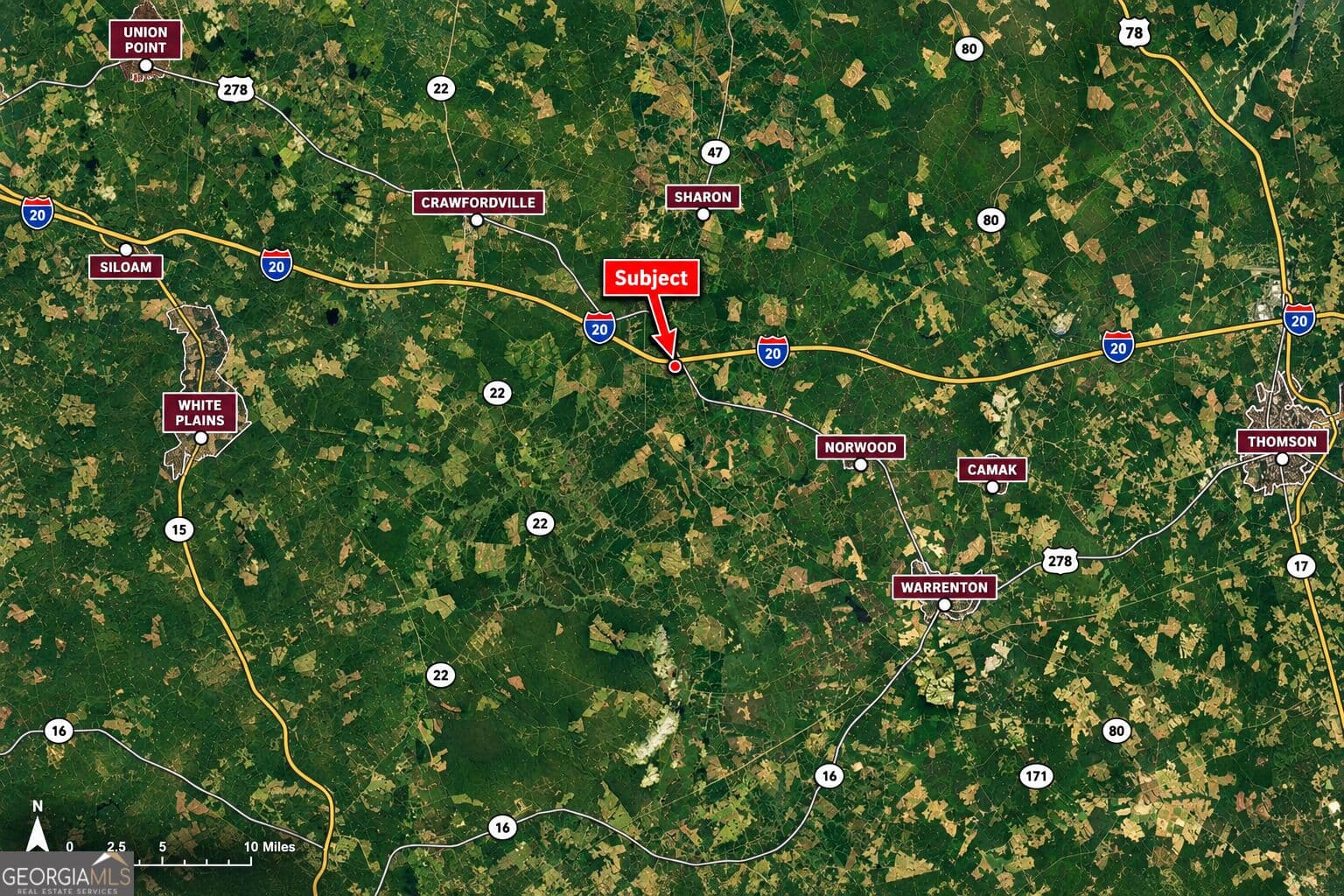 unimproved land for sale at 2.62 ACRES Powellton Road, Norwood, GA 30821 — photo 2