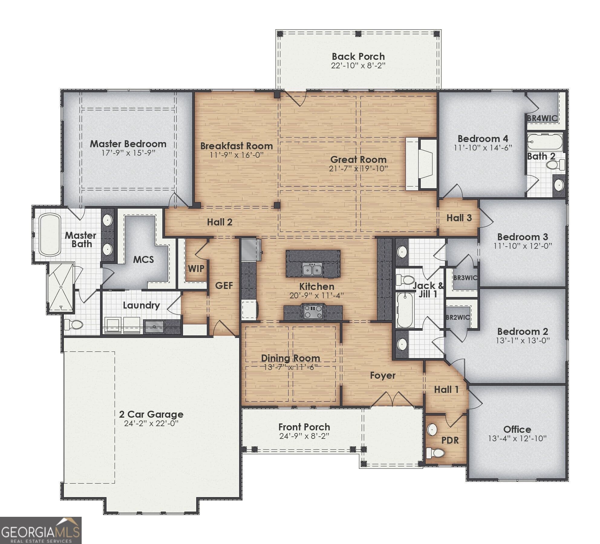 4 bedroom, 3.5 bathroom, 3,147 sq ft single family residence for sale at LOT 4 High Pointe, Lagrange, GA 30241 — photo 2