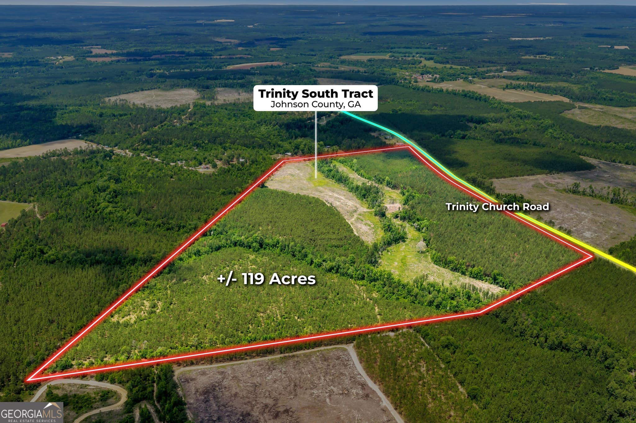 unimproved land for sale at 1 Trinity South, Kite, GA 31049 — photo 1 of 19