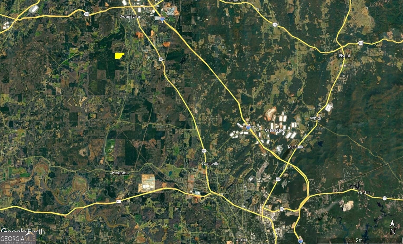 unimproved land for sale at 0 Lake Margarete Road 6017, Adairsville, GA 30103 — photo 2