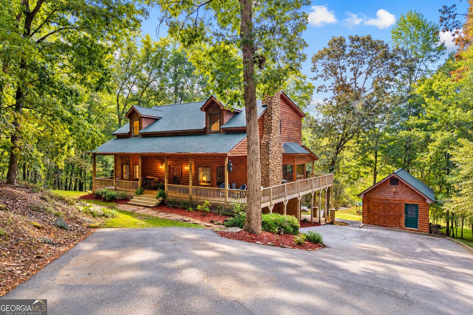 4 bedroom, 4.5 bathroom, 4,516 sq ft cabin,single family residence for sale at 94 Autumn Hill Drive, Sautee Nacoochee, GA 30571