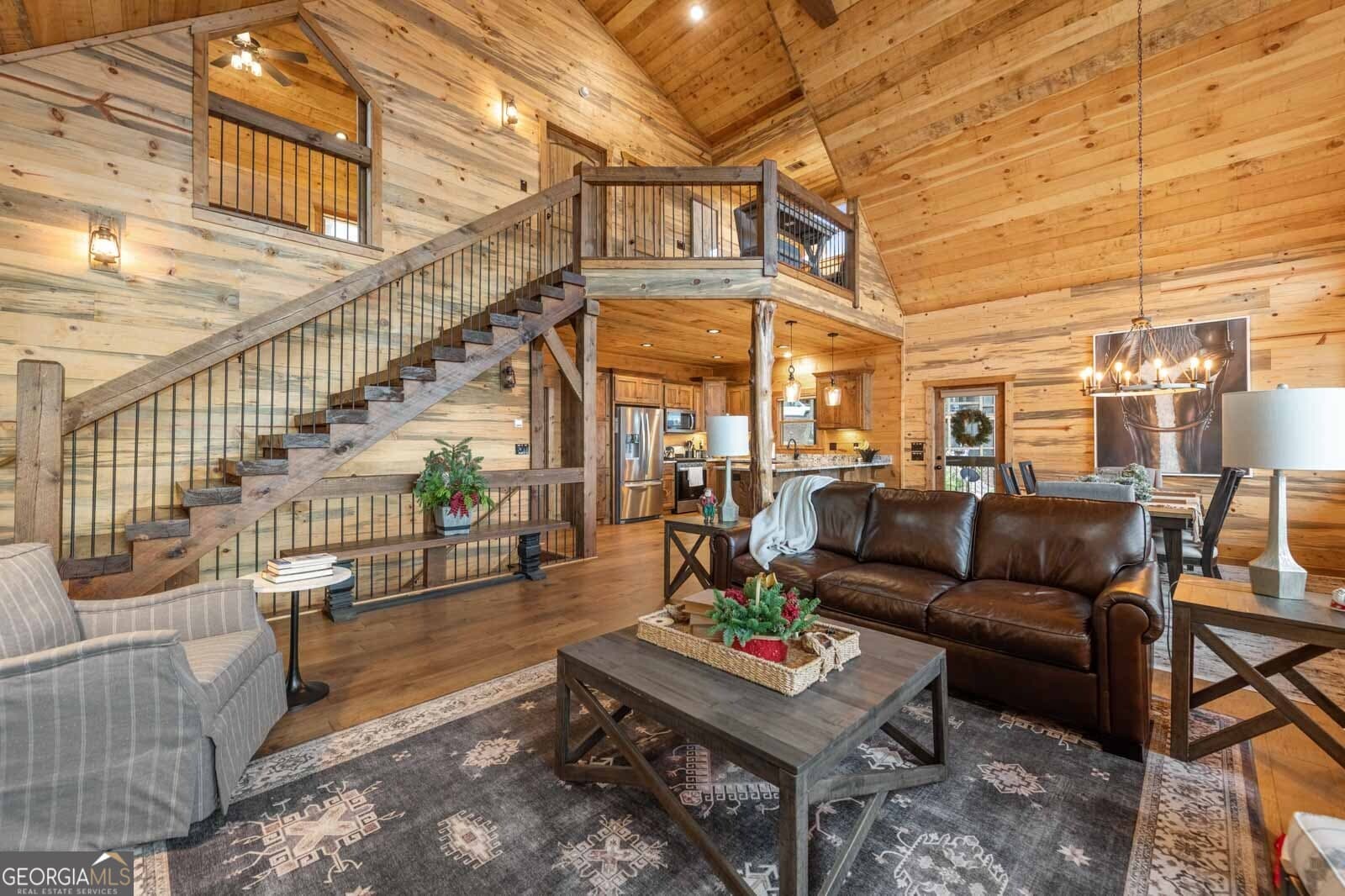 4 bedroom, 3.5 bathroom, 3,225 sq ft cabin,single family residence for sale at 467 Skylight Drive, Blue Ridge, GA 30513 — photo 8