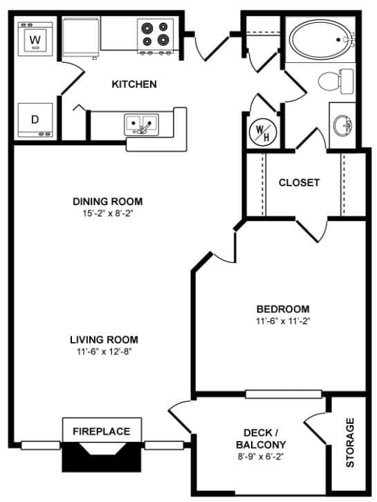 1 bedroom, 1 bathroom, 800 sq ft apartment for rent at 2124 Gables Drive 4219, Atlanta, GA 30319 for $1,315 a month — photo 7