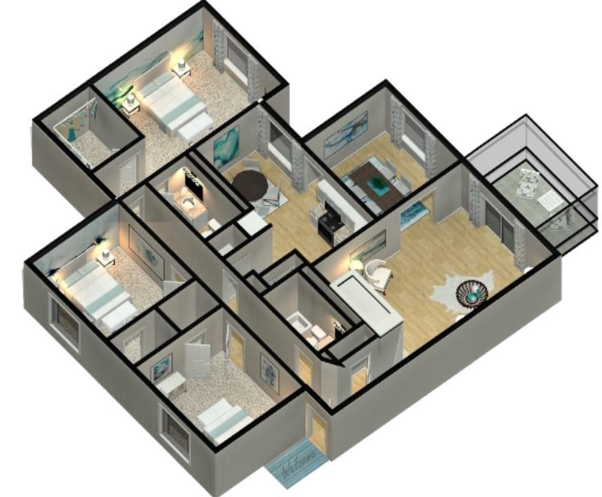 3 bedroom, 2 bathroom, 1,525 sq ft apartment for rent at 1500 Harbor Landing 300-0303, Roswell, GA 30076 for $1,820 a month — photo 7