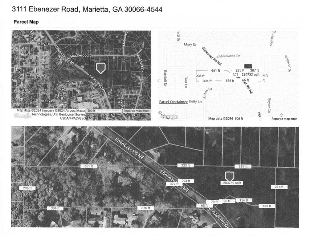 3 bedroom, 1 bathroom single family residence sold at 3111 Ebenezer Road, Marietta, GA 30066