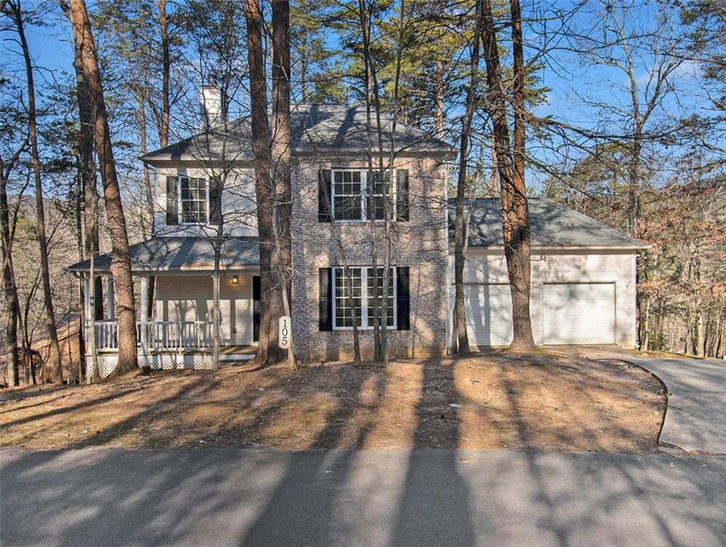 4 bedroom, 4 bathroom single family residence sold at 105 Pinebrook Drive, Waleska, GA 30183