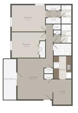 2 bedroom, 2 bathroom, 1,161 sq ft apartment for rent at 501 N River Parkway 2117, Atlanta, GA 30350 for $1,221 a month — photo 7