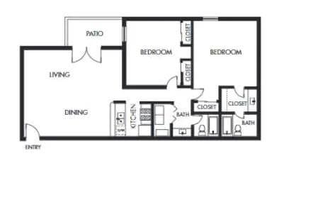 2 bedroom, 2 bathroom, 1,168 sq ft apartment for rent at 1113 Powers Ferry Place 2424, Marietta, GA 30067 for $1,926 a month — photo 5