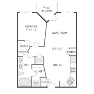 1 bedroom, 1 bathroom, 702 sq ft apartment for rent at 2400 Parkland Drive 104, Atlanta, GA 30324 for $1,497 a month — photo 8