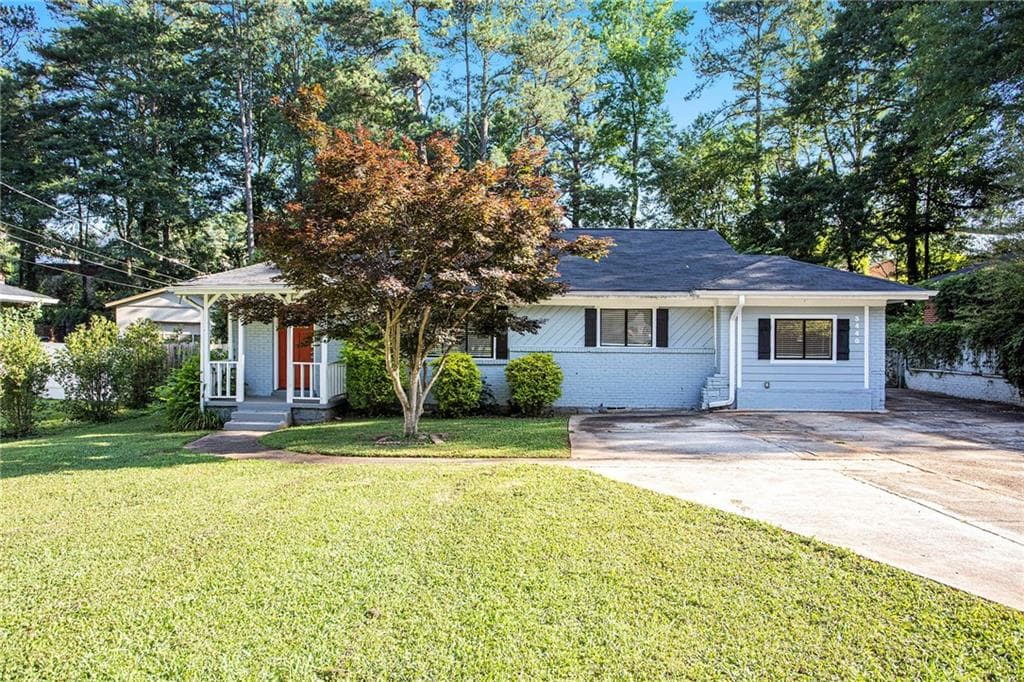 4 bedroom, 2 bathroom single family residence sold at 3440 Lark Lane, Decatur, GA 30032