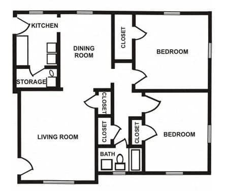2 bedroom, 1 bathroom, 1,090 sq ft apartment for rent at 703 Twin Oaks Drive 707-2, Decatur, GA 30030 for $1,508 a month — photo 7