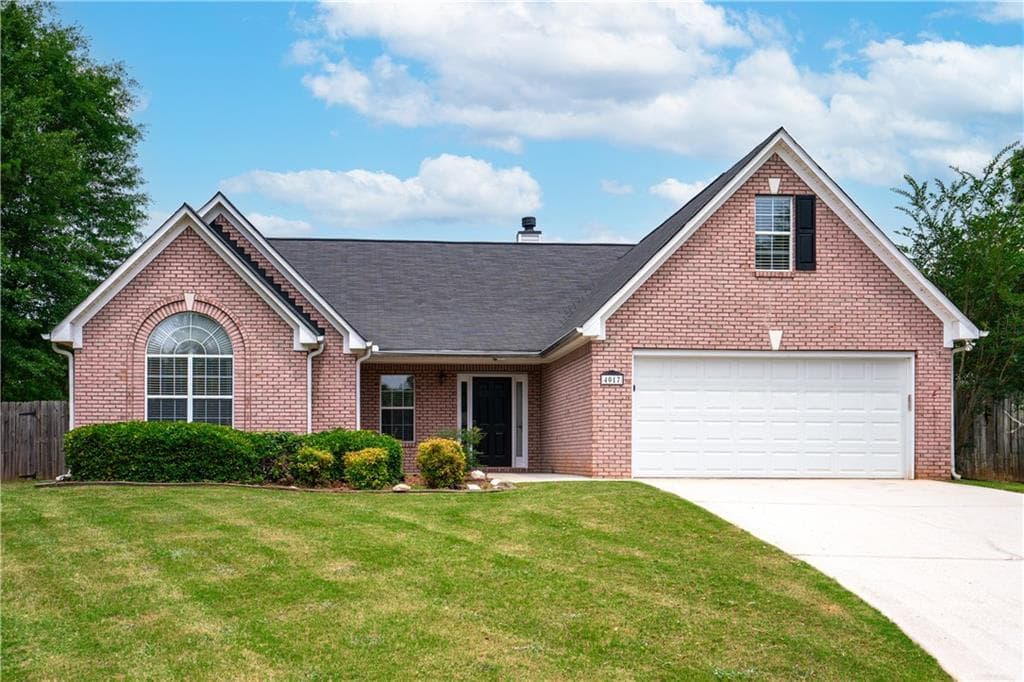 4 bedroom, 2 bathroom single family residence sold at 4017 Lafayette Way, Loganville, GA 30052