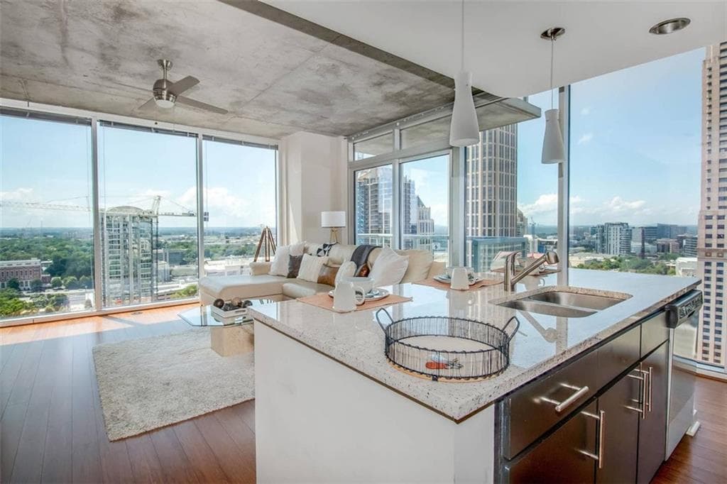 2 bedroom, 2 bathroom apartment for rent at 77 12th Street 0705, Atlanta, GA 30309 for $2,938 a month — photo 2