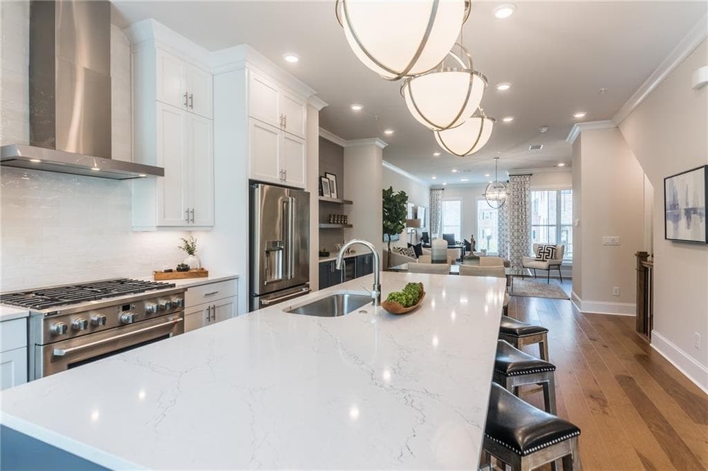 3 bedroom, 4 bathroom townhouse sold at 4526 Watervale Way 182, Peachtree Corners, GA 30092